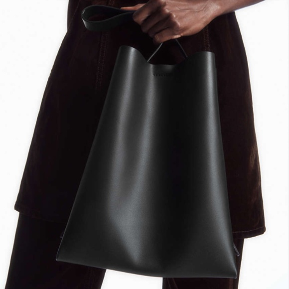 COS LEATHER TOTE BAG - Picture 1 of 6